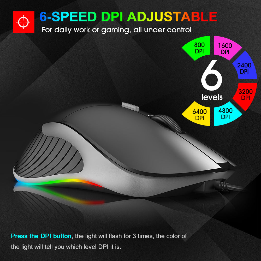 LED Wired Gaming Mouse