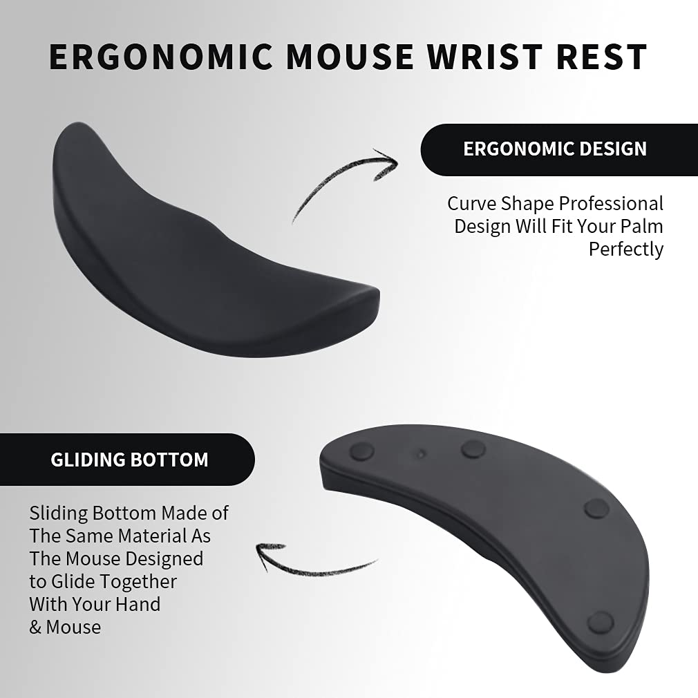 Silicone mouse wrist rest