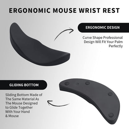 Silicone mouse wrist rest