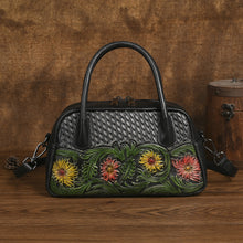 Ethnic Leather Shoulder Bag