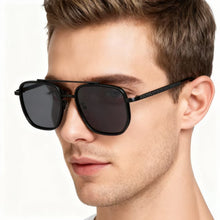 Men's square driving sunglasses