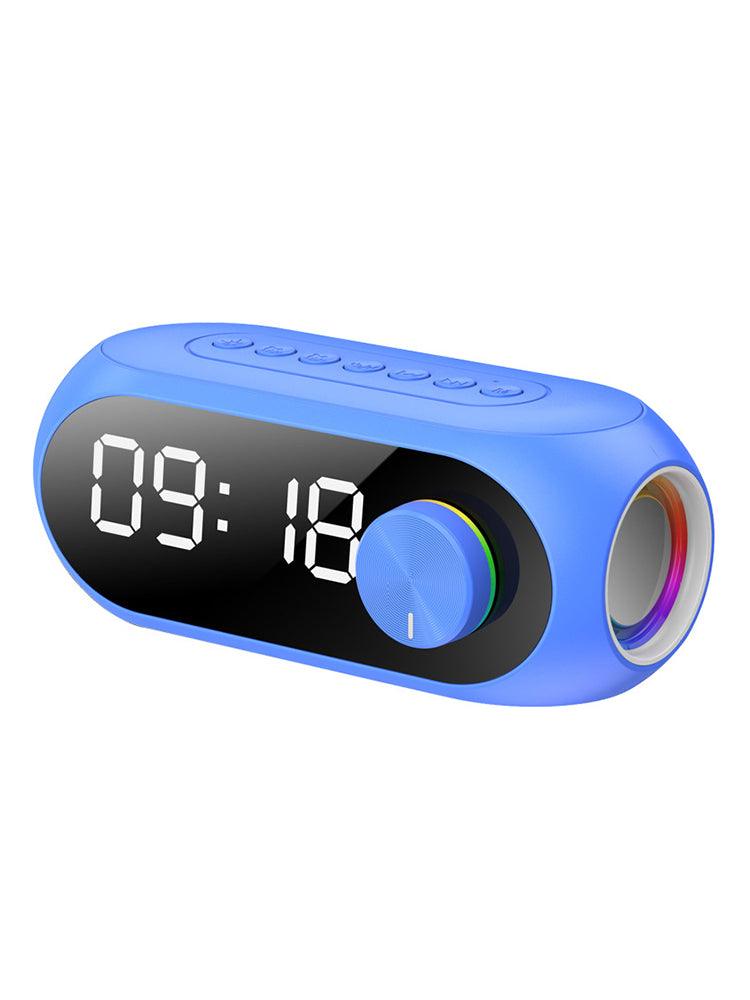 Wireless Bluetooth Speaker With Clock Alarm RGB Lights