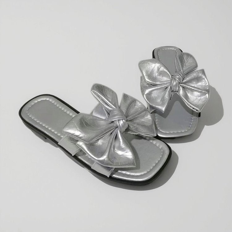 Women's Bow Slide Sandals