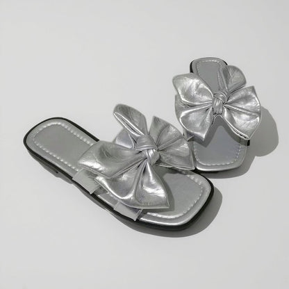 Women's Bow Slide Sandals