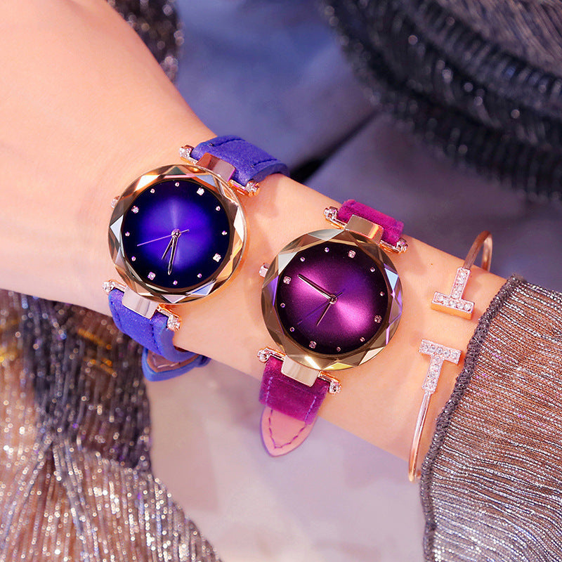 Colorful womens quartz watch