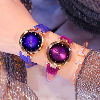 Colorful womens quartz watch