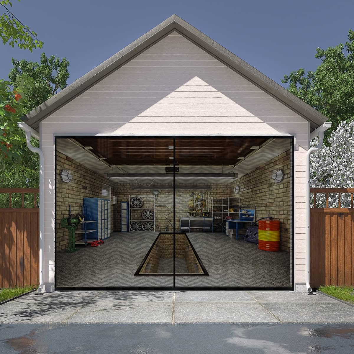 Fiberglass Garage Door Screen
