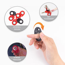 Fidget spinner keychain toy