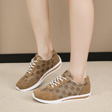 Flat lace-up sneakers