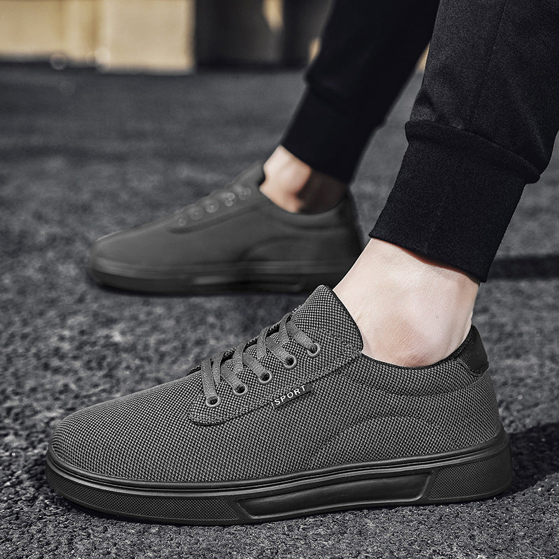 Mens casual canvas sneakers
