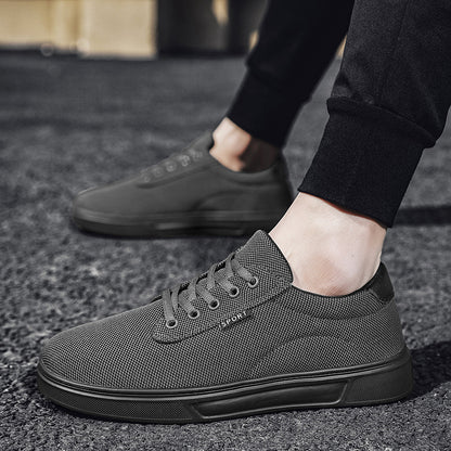 Mens casual canvas sneakers