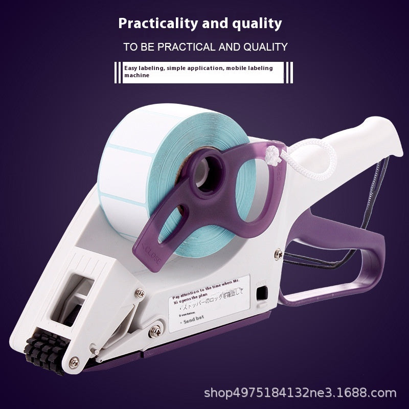 Flat surface labeling machine