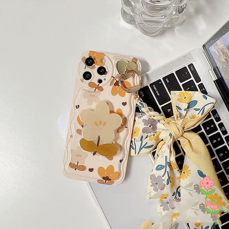 Autumn Floral Bow iPhone Case