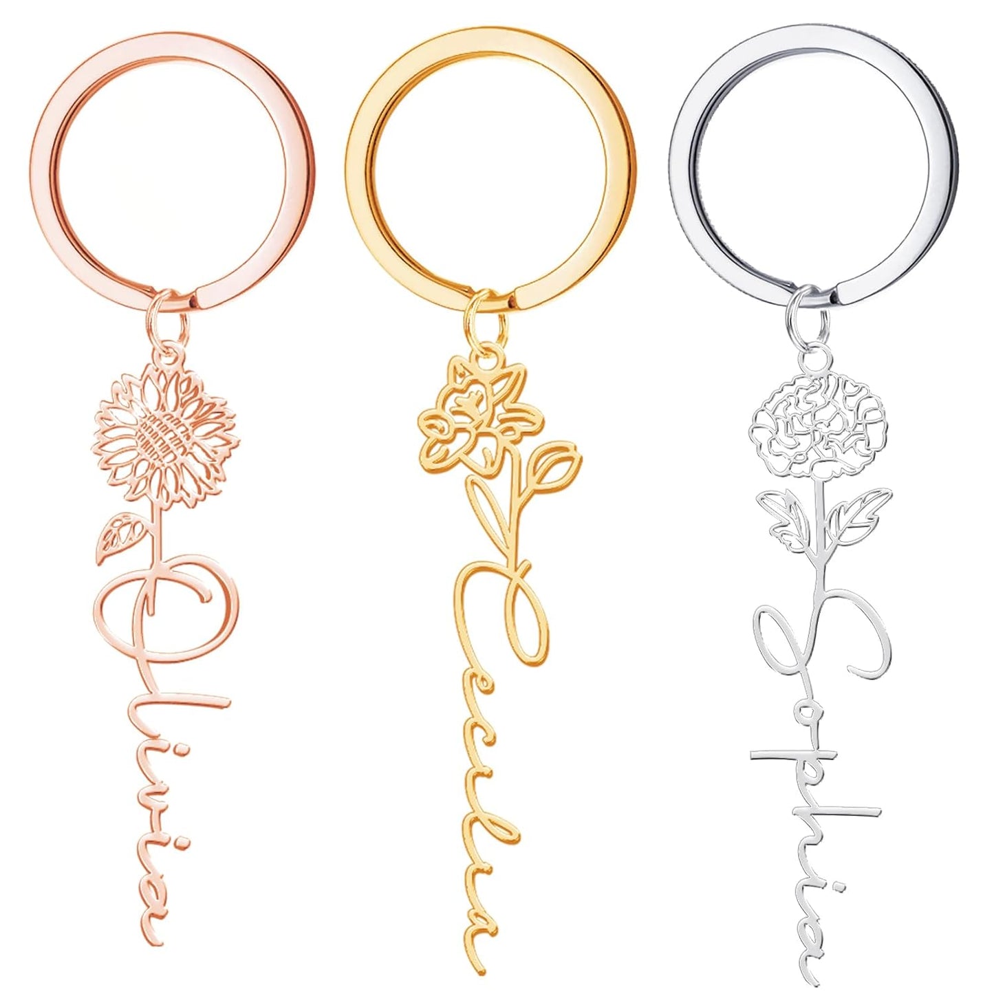 Flower Keychain