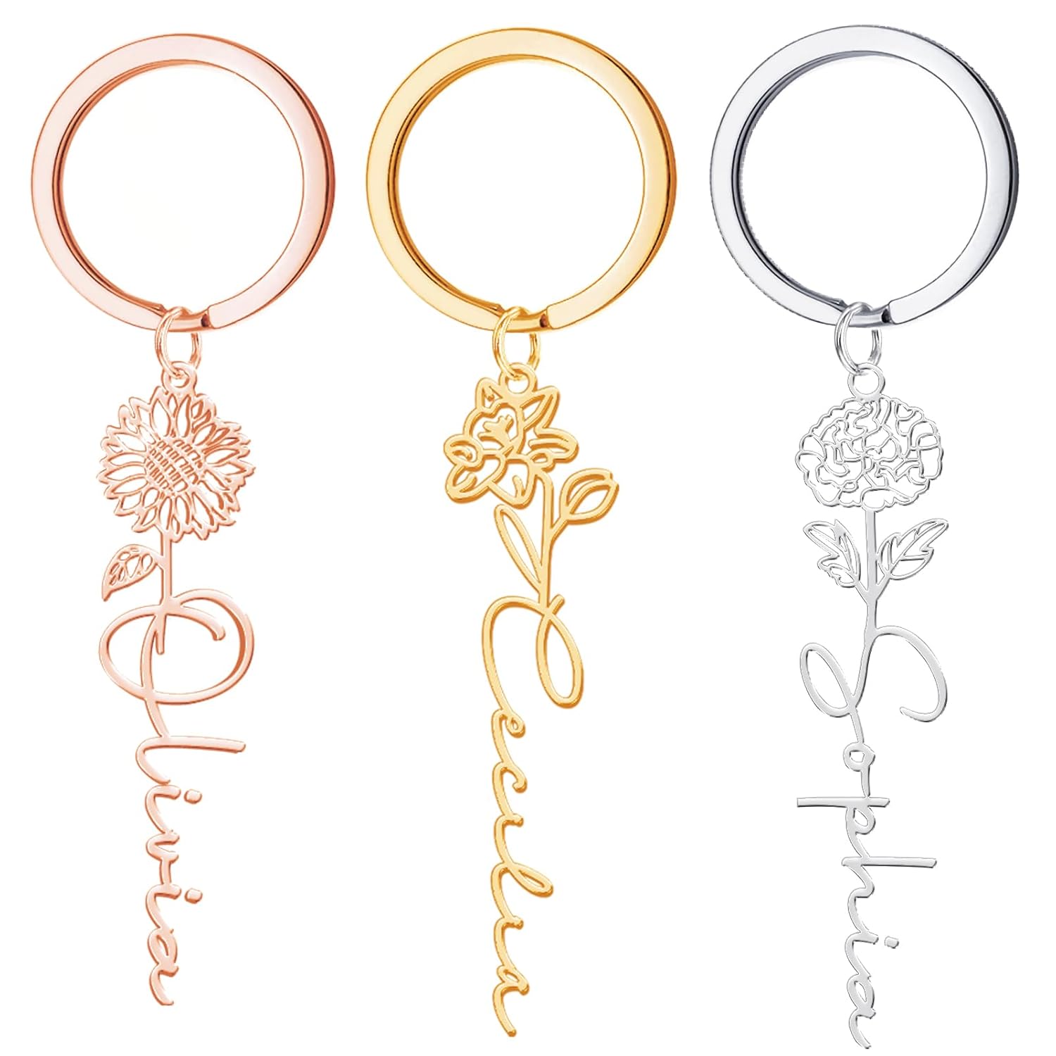 Flower Keychain