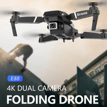 Foldable RC drone with 4K wide-angle camera and WiFi FPV for HD aerial photography