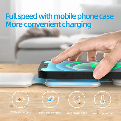 Magnetic 3-in-1 charger