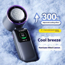 Portable hanging neck fan