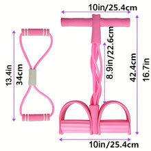 Foot pedal exercise rope