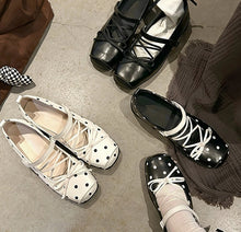 French Bow Mary Jane Flats