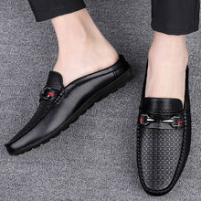 Mens Leather Slip On Loafers