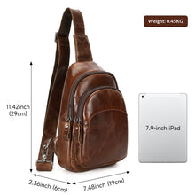 Mens Leather Chest Bag