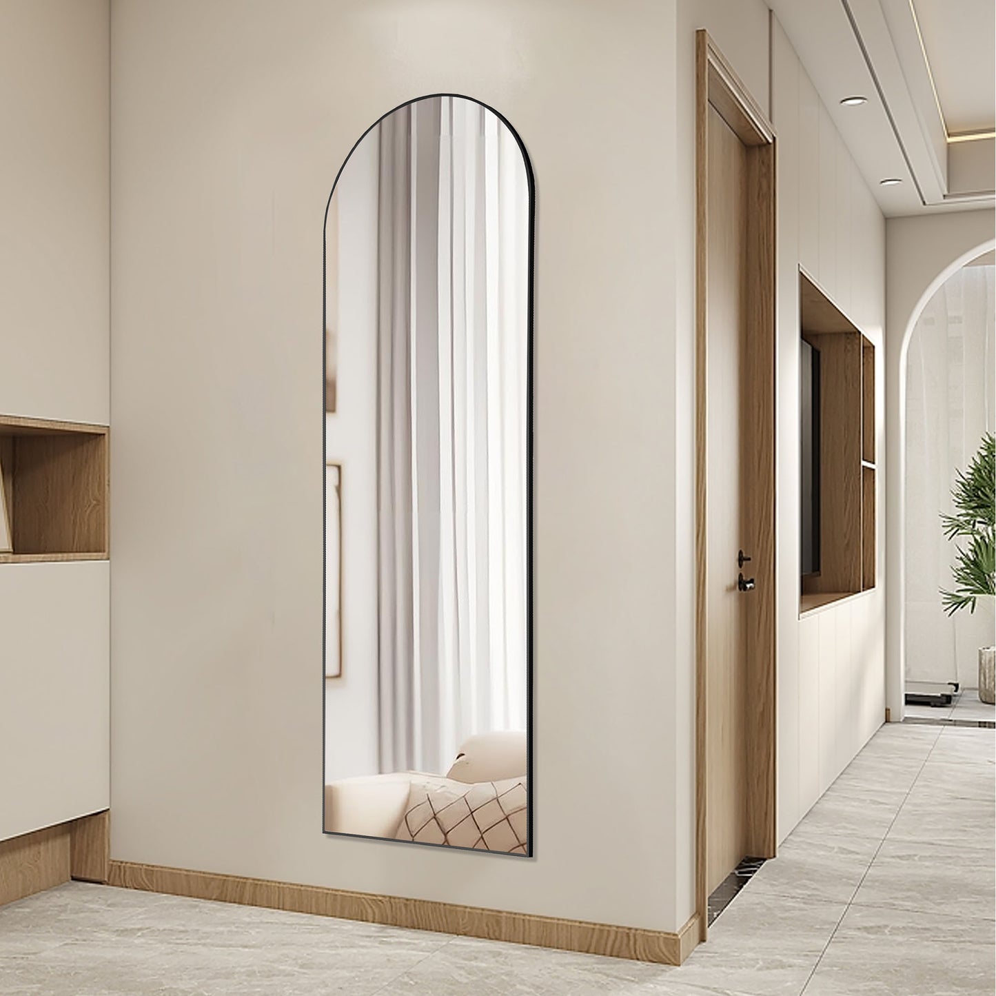 Full length floor mirror