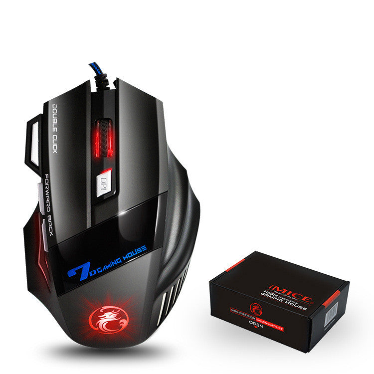 RGB breathing gaming mouse