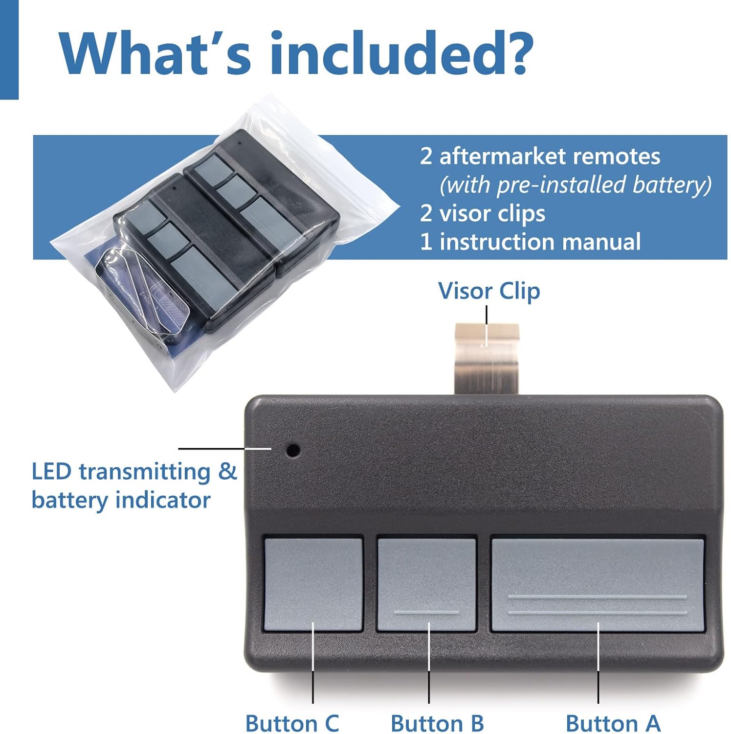 Garage Door Opener Remote
