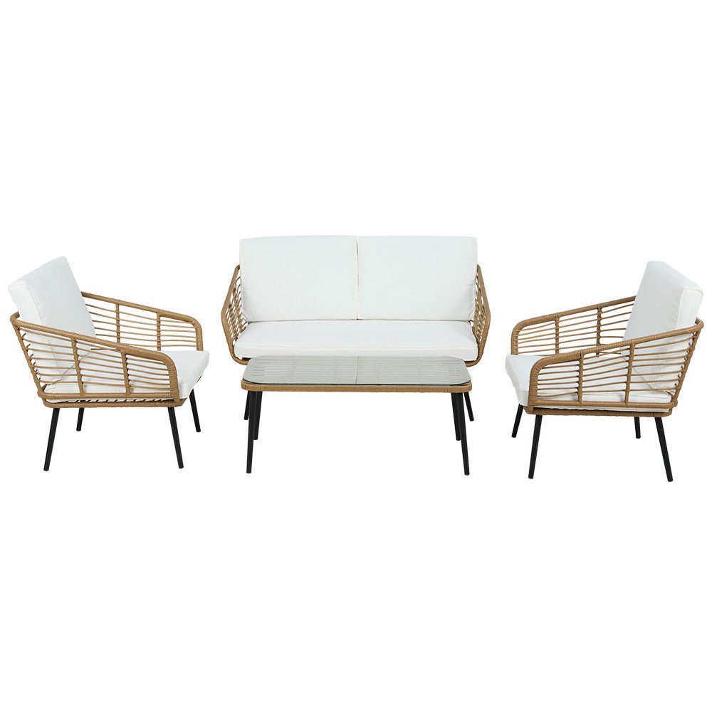 Gardeon 4‑Piece Rattan 