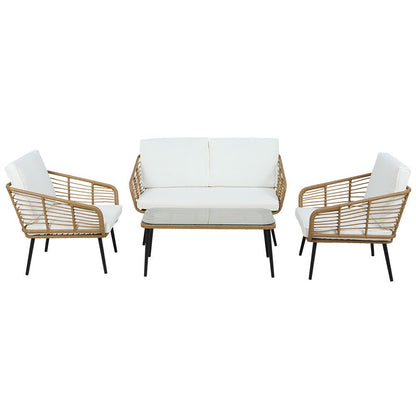 Gardeon 4‑Piece Rattan 