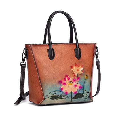 Retro Cowhide Women Handbag