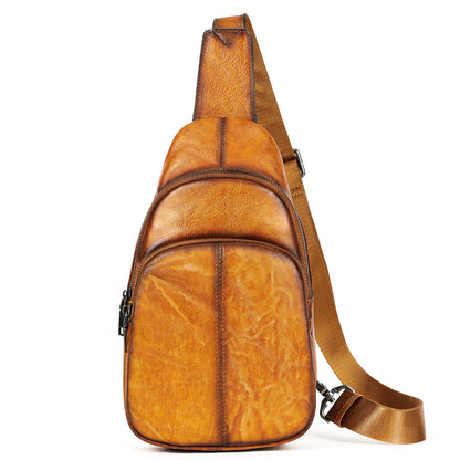 Mens Cowhide Shoulder Bag