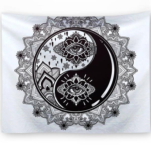 Geometric wall tapestry