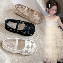 Girls flower mesh sandals