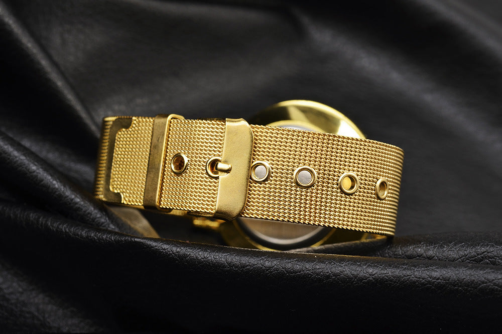 Gold Quartz Watch