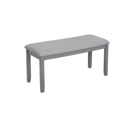 Gray dining table set

