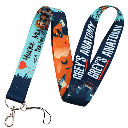 LB2290 Nurse Neck Strap Lanyards for ID Cards and Keys