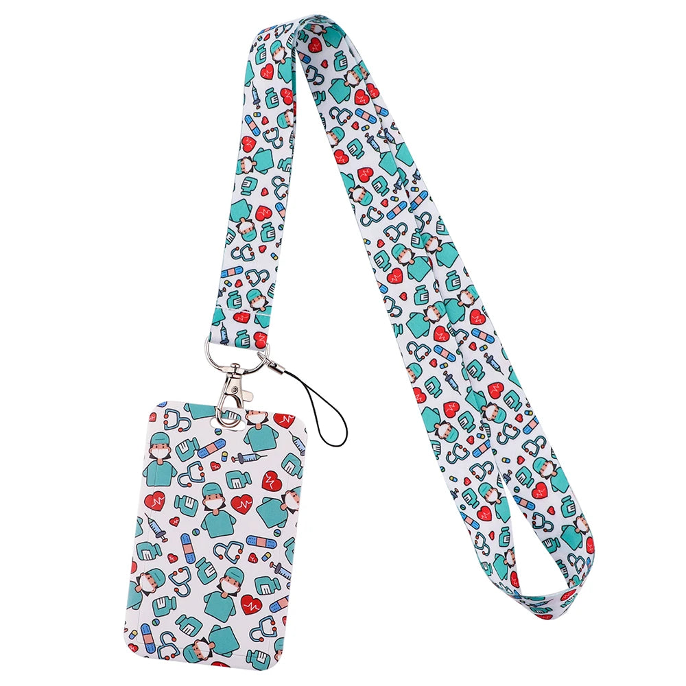 LB2290 Nurse Neck Strap Lanyards for ID Cards and Keys