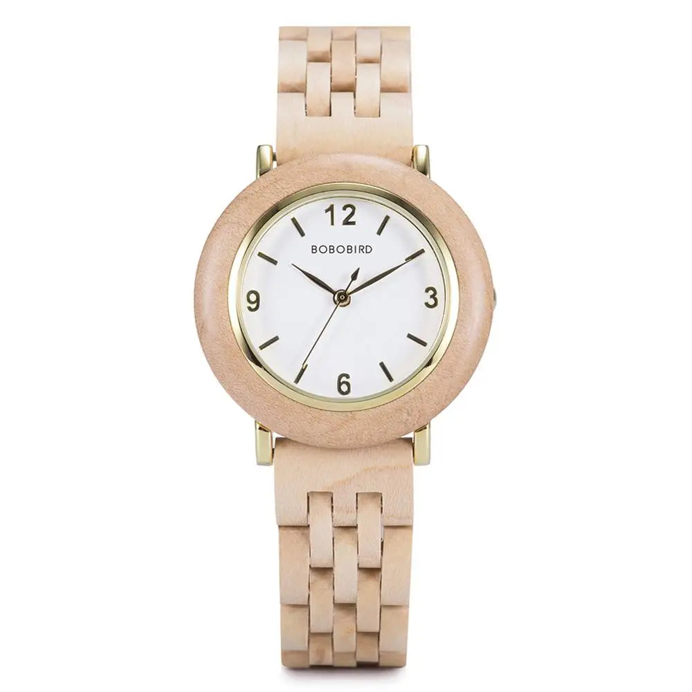 BOBO BIRD Women's Wooden Watch Fashion