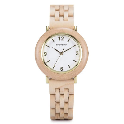 BOBO BIRD Women's Wooden Watch Fashion