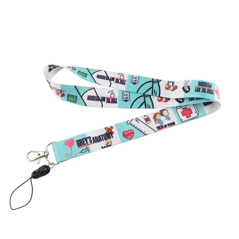 LB2290 Nurse Neck Strap Lanyards for ID Cards and Keys
