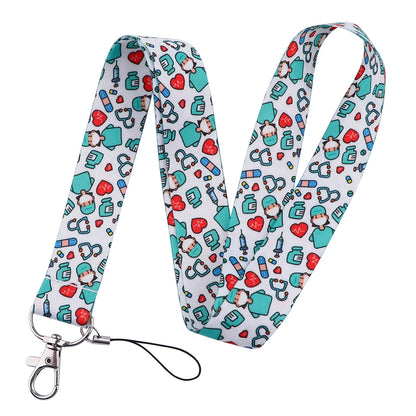 LB2290 Nurse Neck Strap Lanyards for ID Cards and Keys