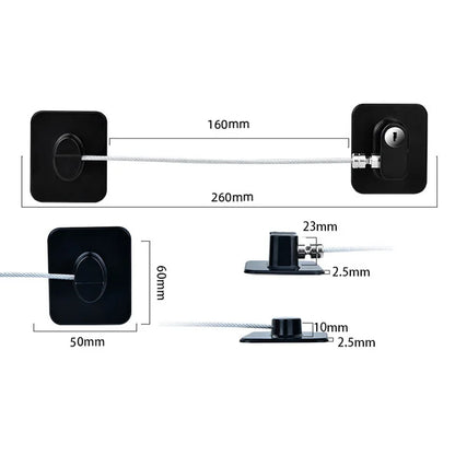 Key-Operated Baby Safety Lock for Home Security