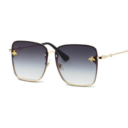 Added Collection Eyewear classic black aviator sunglasses with polarized lenses