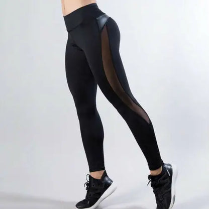 Women's High-Waisted Wide Waistband Stretch Leggings