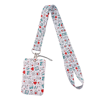 LB2290 Nurse Neck Strap Lanyards for ID Cards and Keys