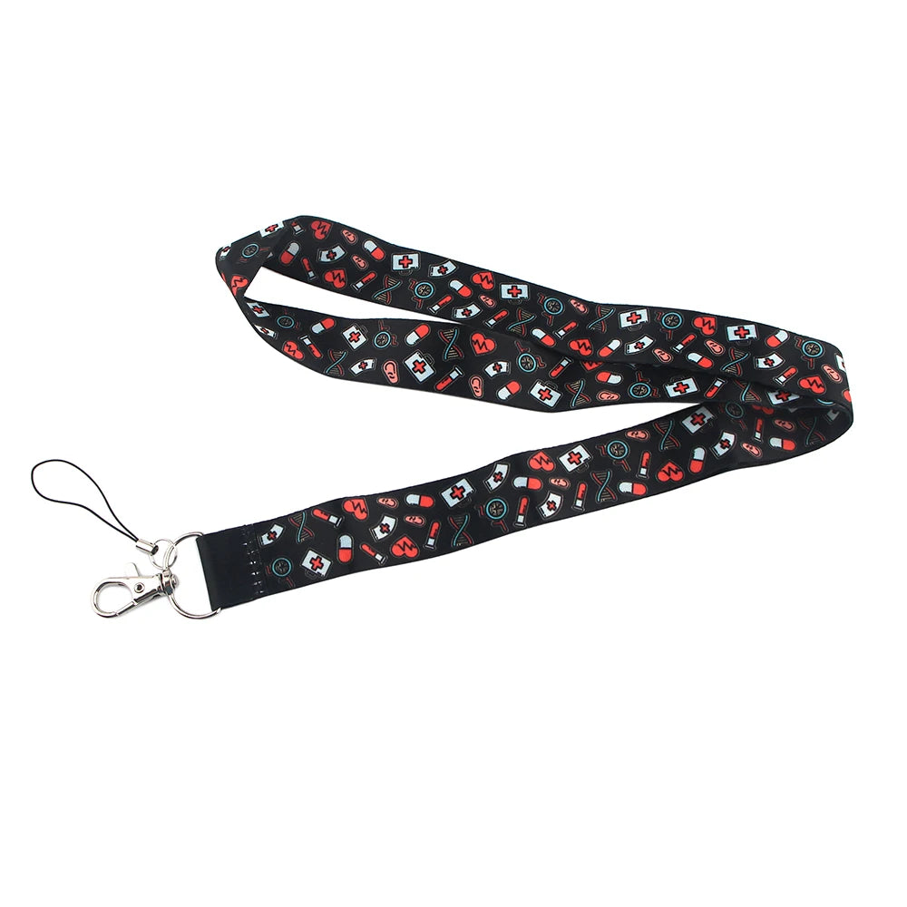 LB2290 Nurse Neck Strap Lanyards for ID Cards and Keys