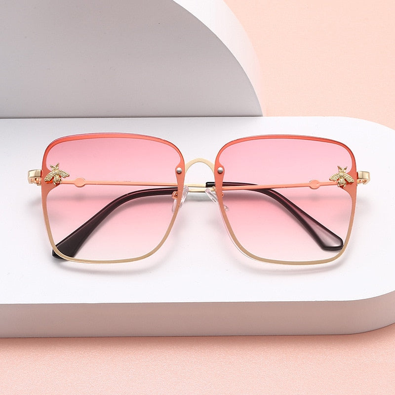 Added Collection Eyewear Classic Black Aviator Sunglasses