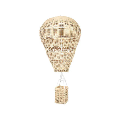 INS handmade rattan hot air balloon decoration kids room decoration